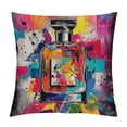 thumbnail image 1 of Orinice Colorful Splash Graphic Decorative Cushion Throw Pillow Cover for Home Couch Living Room Bed Sofa - Aesthetic Decorative 1PC 12x12in, 1 of 5