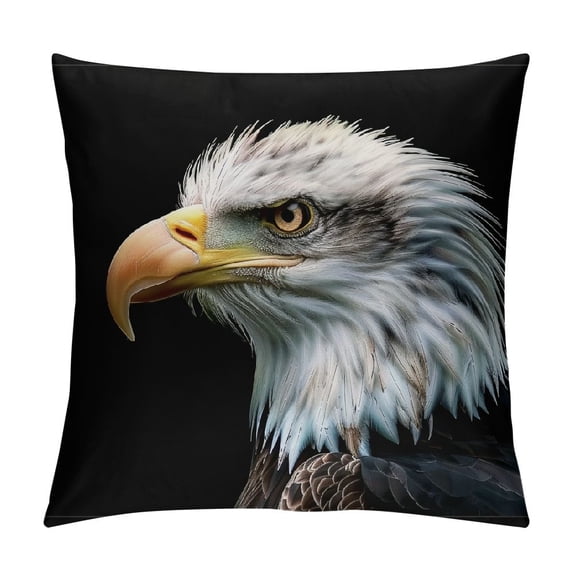 Orinice Condor Graphic Decorative Pillowcase for Home Sofa Living Room Bed Sofa - Durable Multi-purpose - Concealed zipper closure - Easy to clean and care for - Short plush pillows included -