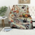 thumbnail image 1 of Orinice Corgi Donut Blanket Corgi Food Lovers Bread Burger Blanket Gift for Kids Teen Adults-Super Soft Flannel Blanket for Couch Bed Camping-Plush Warm Home Decor for All Season 40x50in, 1 of 6