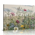 thumbnail image 1 of Orinice Cottagecore Wildflowers Floral Vintage Herbs Canvas Wall Art Prints Decor for Home Bedroom Living Room Girls Room Office,Spring Summer Flower Themed Paintings Art Decor  20x16in, 1 of 6