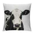 thumbnail image 1 of Orinice Cow Graphic Decorative Pillow Cover for Home Couch Living Room Bed Sofa 20x20in, 1 of 5