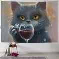 thumbnail image 1 of Orinice Cute Cat Tapestry Wall Hanging Unique Style for Home Decor - Graphic Tapestries for Living Room, Bedroom, Apartment, Farmhouse, Dorm 60x50inch, 1 of 6