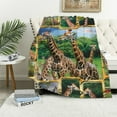 thumbnail image 1 of Orinice  Cute Giraffe Blanket Animal Giraffe Gifts Super Soft Giraffe Fleece Throw Blanket for Women Girls Lightweight Warm Flannel Blanket for Couch Bed Sofa Birthday Valentines Day Gifts  50x60in, 1 of 6
