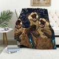 thumbnail image 1 of Orinice Cute Sea Otter Blanket Gifts for Kids Adults Soft Warm Lightweight Cozy Animal Sea Otter Throw Blankets for Couch Bedroom Sofa Living Room Decor  60x80in, 1 of 6