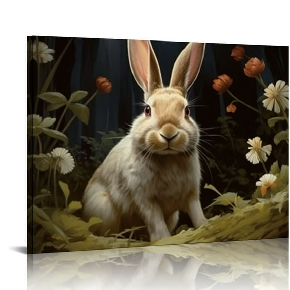 Orinice Decor Cottagecore Room Decor Aesthetic - Cottage Core Wall Decor, Dark Cottagecore Decor, Vintage Botanical Wall Art Print, Nature Mushroom  Animal Pictures for Bedroom  20x16in