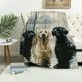 thumbnail image 1 of Orinice Dog Golden Retriever Blanket Soft Cozy Microfiber Throws Blankets All Season Bed Sofa,Couch Room Bedroom Chairs Dorm for Adult and Kids Women Gifts 40x50in, 1 of 6