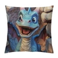 thumbnail image 1 of Orinice Dragon Graphic Decorative Throw Pillow Cover for Home Couch Living Room Bed Sofa Square Pillow Case 1PC 24x24in, 1 of 5