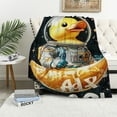 thumbnail image 1 of Orinice Duck Blanket Yellow Duck  Throw Blanket Super Soft Warm Cozy Fuzzy Plush Ducks Blanket Gifts for Girls Boys Kids Room Decor   60x80in, 1 of 6