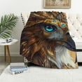 thumbnail image 1 of Orinice  Eagle Blanket Anti Pilling Throw Blankets Cozy Durable Blankets for Office Couch Cinema Gifts Quality Washable  60x80in, 1 of 6