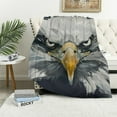 thumbnail image 1 of Orinice Eagle Theme Warm Lightweight Blanket Soft Fleece Throw Blanket for All Seasons - Perfect Decorative Gift Blanket for Living Rooms, Sofas, and Offices - Multiple Sizes Available 50x60in, 1 of 6