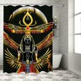 thumbnail image 1 of Orinice Egyptian Gods Occult Bathroom Decor Set with Hooks, Colorful Luxurious Polyester Fabric Shower Curtain Set for Bathroom, Multi Size Options 60x72, 1 of 7
