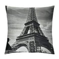 thumbnail image 1 of Orinice Eiffel Tower Graphic Decorative Cushion Throw Pillow Cover for Home Living Room 22x22in, 1 of 5