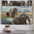 thumbnail image 1 of Orinice Elephants Tapestry Wall Hanging Unique Style Graphic Tapestries Home Wall Decor Art for Living Room Bedroom Apartment Farmhouse Dorm 40x30inch, 1 of 6