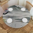 thumbnail image 1 of Orinice Emperor Huizong of Song Round Table Cover Stain Resistant Washable Indoor Outdoor Tablecloth Kitchen Dining Wedding Parties 100% Polyester Fiber 38-42, 1 of 8