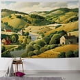 thumbnail image 1 of Orinice Farm Buildings Tapestry Wall Hanging Unique Style Graphic Tapestries Home Wall Decor Art for Living Room Bedroom Apartment Farmhouse Dorm 40x30inch, 1 of 6