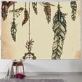 thumbnail image 1 of Orinice Feathers Clock Bird Tapestry Wall Hanging Unique Style Graphic Tapestries Home Wall Decor Art for Living Room Bedroom Apartment Farmhouse Dorm 50x40inch, 1 of 6