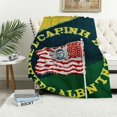 thumbnail image 1 of Orinice Flag Golf Shirt Symbolism Warm Lightweight Blanket Soft Fleece Blankets for All Seasons, Living Room Sofa Decor Cow Gifts Blanket, Multiple Sizes Available 60x80in, 1 of 6