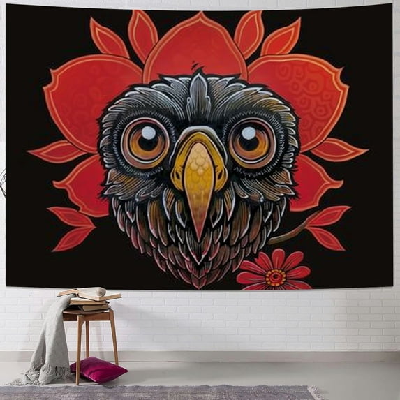 Orinice Flower Tapestry Wall Hanging Unique Style Graphic Tapestries for Home Wall Decor Living Room Bedroom Dorm Apartment Farmhouse 50x40inch