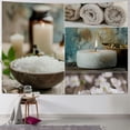 thumbnail image 1 of Orinice Flowers Candle Spa Items Tapestry Wall Hanging Unique Style for Home Wall Decor Art in Living Room Bedroom Dorm, Orinice Wall Art Tapestry Decorations for Dorm 40x60inch, 1 of 6