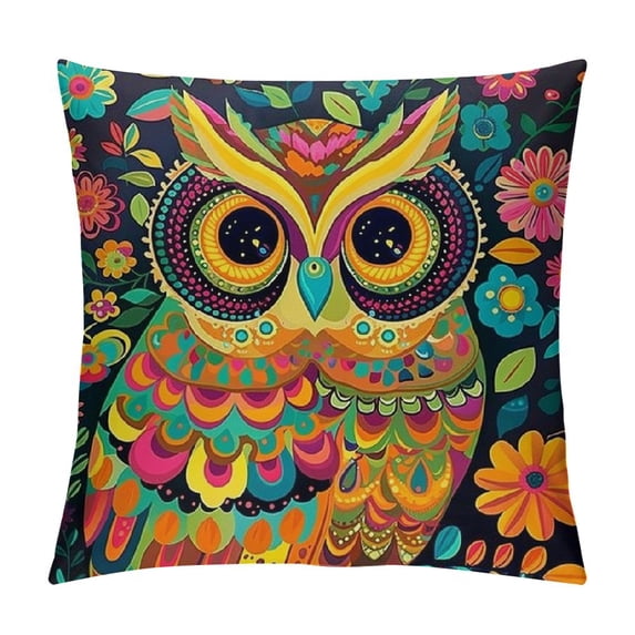 Orinice Flowers Graphic Decorative Cushion Throw Pillow Cover for Home Couch Living Room Sofa, High-Quality 1PC 20x20in