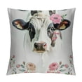 thumbnail image 1 of Orinice Flowers Graphic Decorative Throw Pillow Cover for Home Couch Living Room Bed Sofa Car Bedroom - Year-Round Use - 1PC 18x18in, 1 of 5