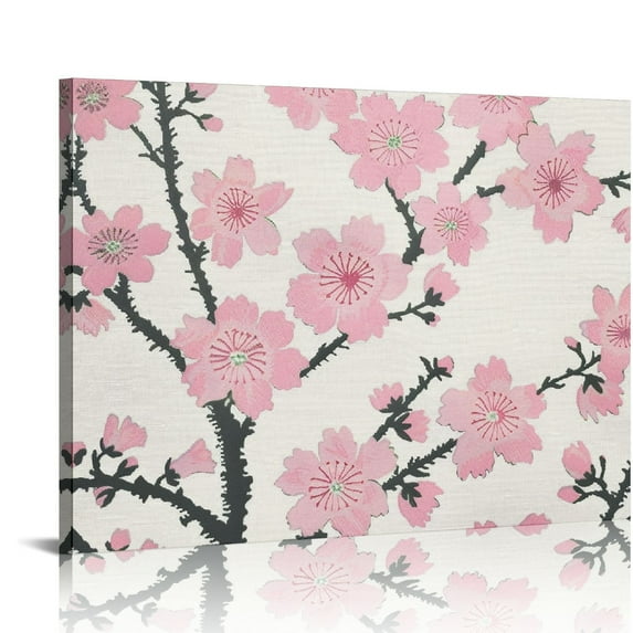 Orinice Flowers Lace Vintage Fine Art Aesthetic Poster & Print Wall Painting for Classroom Kitchen Office Farmhouse Bathroom Decor Pictures Wall Art Painting Ready to Hang Canvas Living Room