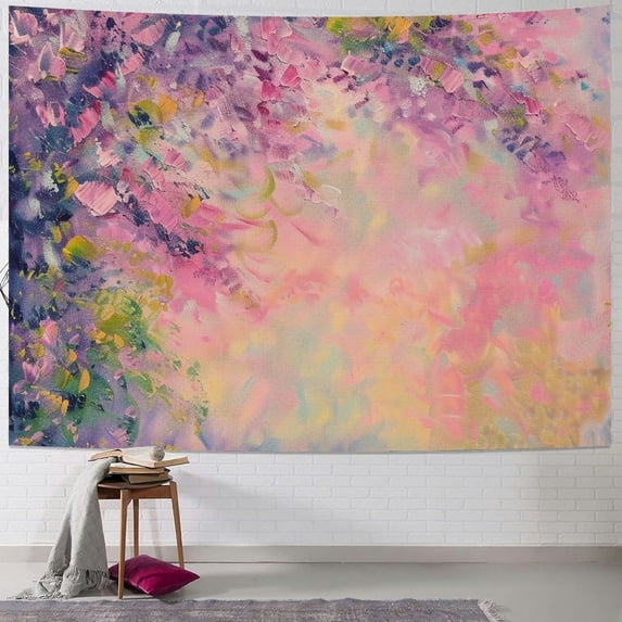 Orinice Flowers Tapestry Wall Hanging Unique Style Graphic Art for Home Decor Living Room Bedroom Dorm 50x40inch
