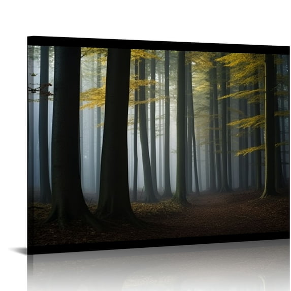 Orinice Foggy Forest UnFramed Art Print Ready for Framing by Ionut Coman, Alexandru 16x12in