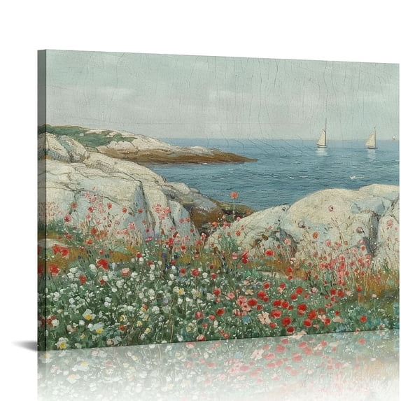 Orinice Framed Farmhouse Wall Art - Vintage Floral Wall Decor with Framed Botanical Prints, and Timeless Artistry for Living Rooms and Home Interiors 16x12in