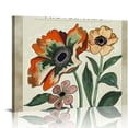 thumbnail image 1 of Orinice Framed Flower Market Posters Wall Art - Floral Poster Botanical Decor Print Vintage Plants Prints Canvas for Living Room Bedroom 16x12in, 1 of 6