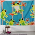 thumbnail image 1 of Orinice Frog Pattern Tapestry Wall Hanging Unique Style Graphic Tapestries Home Wall Decor Art for Living Room Bedroom Apartment Farmhouse Dorm Decorations 60x50inch, 1 of 6