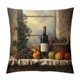 thumbnail image 1 of Orinice Fruit Basket Graphic Decorative Throw Pillow Cover Cushion for Home Couch Living Room Bed Sofa - High-Quality 1PC Pillow Case 22x22in, 1 of 5