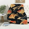 thumbnail image 1 of Orinice Funny Fish Throw Blanket - Plush, Soft, Comfy, Lightweight, Warm, Fuzzy, Cozy and Charming  Blanket Perfect for Couch, Travel, Bed, Office, Outdoor -  60x80in, 1 of 6