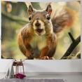 thumbnail image 1 of Orinice  Funny Squirrel Print Tapestry Wall Hanging Easy To Install Wall Blanket For Bedroom Bath Home Decor  40x60inch, 1 of 6