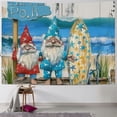 thumbnail image 1 of Orinice Gnomes Surfboard Beach Tapestry Wall Hanging Unique Style Art for Home Decor - Living Room Bedroom Apartment Farmhouse Dorm 50x40inch, 1 of 6