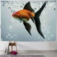 thumbnail image 1 of Orinice Goldfish Tapestry Wall Hanging Unique Style Graphic Tapestries Home Wall Decor Art Living Room Bedroom Apartment Farmhouse Dorm 60x50inch, 1 of 6