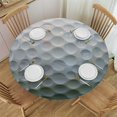 thumbnail image 1 of Orinice Golf Ball Green Field Sky Round Table Cover Stain Resistant Washable Indoor Outdoor Tablecloth Kitchen Dining Wedding Parties 100% Polyester Fiber 46-50, 1 of 8