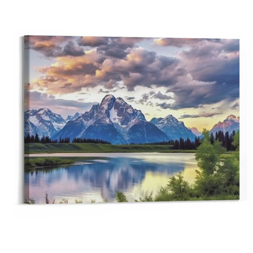 Orinice Grand Teton Wall Art Decor National Park Poster Landscape ...