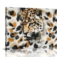 thumbnail image 1 of Orinice Leopard Print Fine Art Aesthetic Poster & Print Wall Painting for Home Decor - Canvas Print for Living Room Bedroom Office 16x12in, 1 of 6