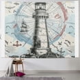 thumbnail image 1 of Orinice Lighthouse Anchor Bird Tapestry Wall Hanging Unique Style Graphic Tapestries for Home Wall Decor Bedroom Living Room Dorm Farmhouse Apartment 40x60inch, 1 of 6