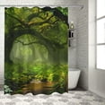 thumbnail image 1 of Orinice Magical Realism Bathroom Decor Set with Hooks, Colorful Luxurious Graphic Print Polyester Fabric Shower Curtain Set, Waterproof Bathroom Shower Curtain Set 36x72, 1 of 7