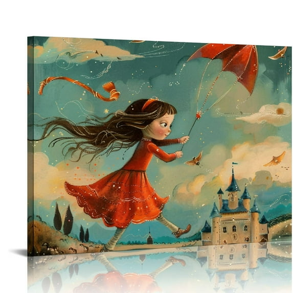Orinice Magical Realism Fine Art Aesthetic Poster & Print Wall Painting for Home Decor Canvas Wall Art Living Room Bedroom Office Wall Decor 20x16in