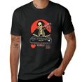 thumbnail image 1 of Orinice Men's Novelty Casual Letter Graphic Crewneck T-Shirt Black Half Sleeve Tee Top XS, 1 of 3