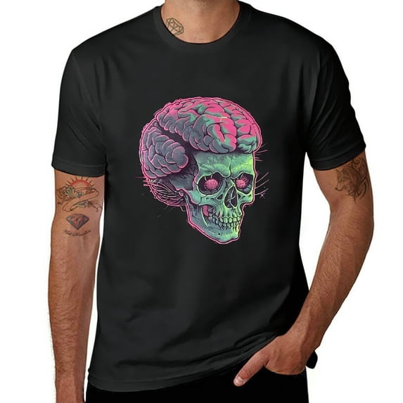 Orinice Men's Novelty Casual Letter Graphic Crewneck T-Shirt Half Sleeve Tee Top 3XL