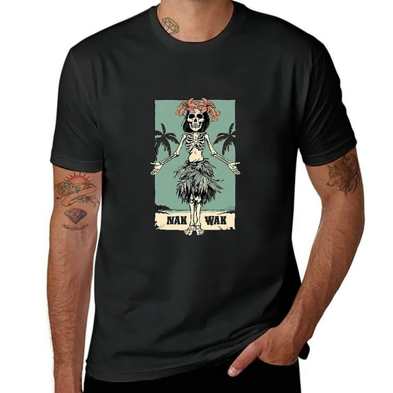 Orinice Men's Novelty Casual Letter Graphic Crewneck T-Shirt Half Sleeve Tee Top 5XL