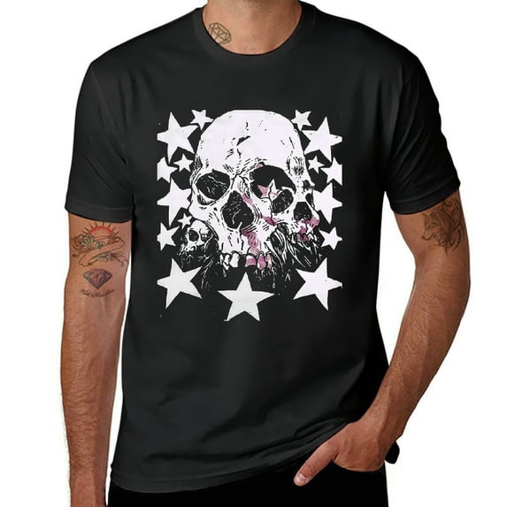 Orinice Men's Novelty Casual Letter Graphic Crewneck T-Shirt Half Sleeve Tee Top XS