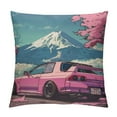 thumbnail image 1 of Orinice Mountain Landscape Graphic Decorative Pillow Cover for Home Couch Living Room Bed Sofa 18x18in, 1 of 5