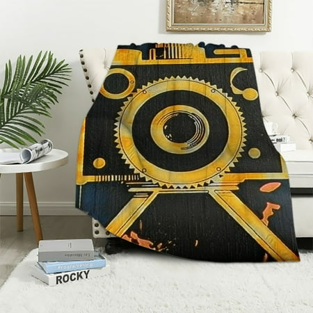 Orinice Movie Camera Movie Reel Filmic Warm Lightweight Blanket Soft Fleece Blankets Throw Blanket Living Rooms Sofa Decor Cow Gifts Blanket All Seasons Bed Soft Plush Blankets 60x80in
