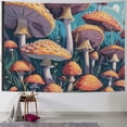 thumbnail image 1 of Orinice Mushrooms Grass Sky Tapestry Wall Hanging Unique Style Graphic Art for Home Decor Living Room Bedroom Farmhouse Dorm 60x50inch, 1 of 6