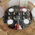 thumbnail image 1 of Orinice Music Instruments Round Table Cover Stain Resistant Washable Indoor Outdoor Tablecloth Kitchen Dining Wedding Parties 100% Polyester Fiber 46-50, 1 of 8